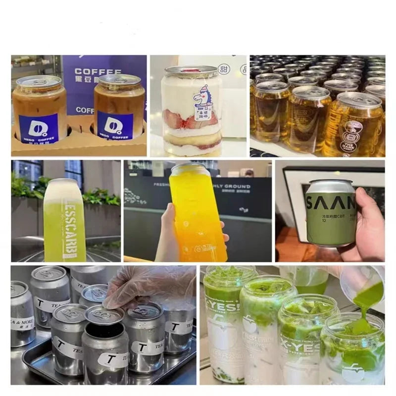 Factory Direct Commercial New Portable Canning and Sealing Machine Suitable for Bubble Tea, Coffee, Soda, Beer and Juice