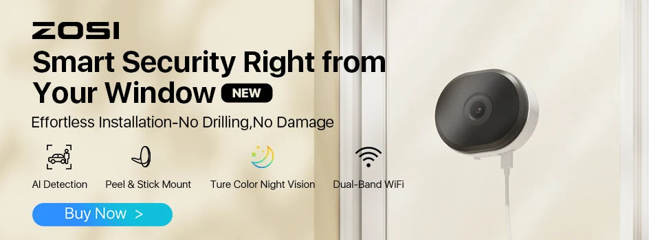 ZOSI 1080P 4-in-1 CCTV Security Camera ,3.6mm Lens 24 IR LEDs,80ft Night Vision ,Outdoor Whetherproof Surveillance Camera