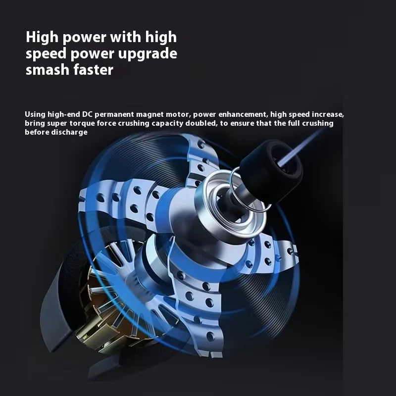 S55 Household Kitchen Garbage Disposal, Quiet And Efficient, Stainless Steel Material, Anti-Blocking Design High Efficiency