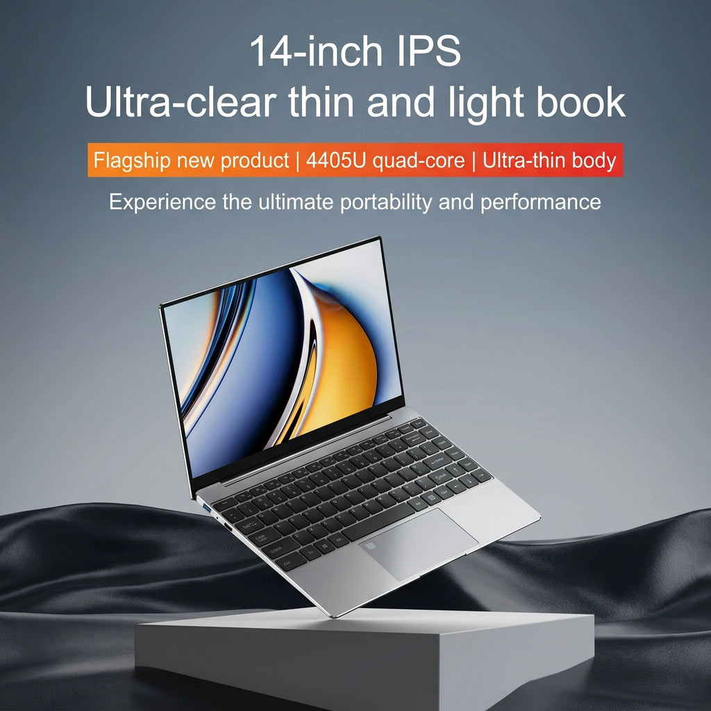 2026 New Ultra Slim Laptop 16GB 1024GB Intel 4405U Notebook Gamer Windows 11 Pro 1920*1080 Display Office Study Computer PC