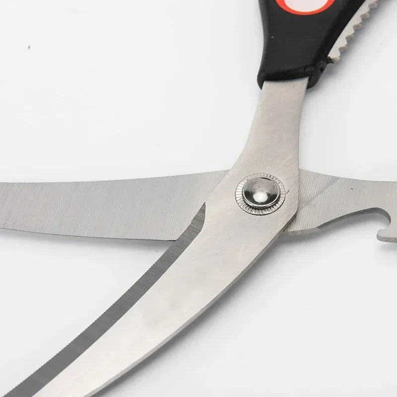 Stainless Steel Scissors Functional Vegetable Food Scissors Kitchen Gadgets Barbecue Kitchen Scissors