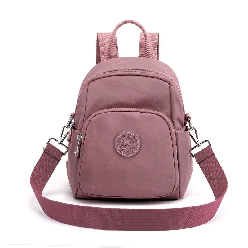 Women's Travel Casual Backpack College Students School Bag Korean Small Canvas Backpack Waterproof Fashion Shoulder Bags