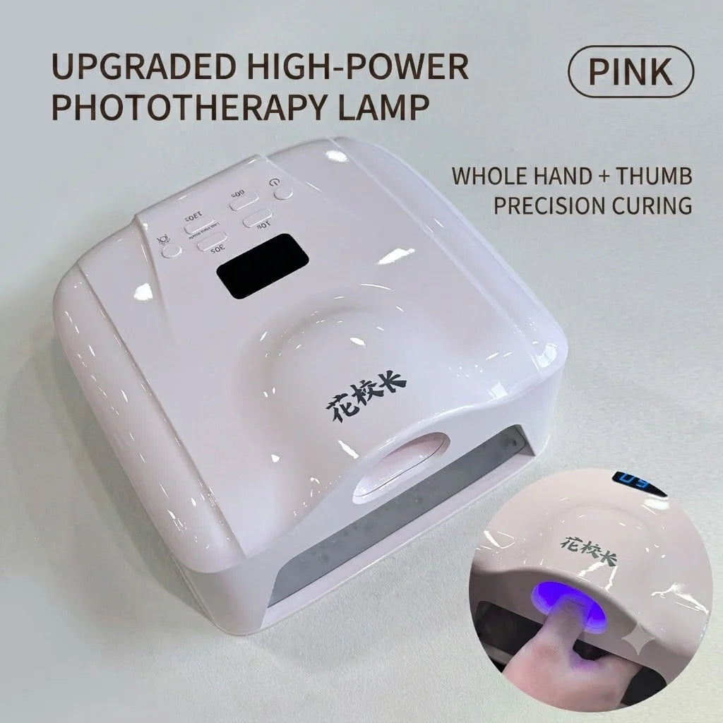 Dual Use Nail Lamp Cordless Manicure Dryer Wireless UV Light 78LEDs Fast Nail Gel Curing Smart Auto Sensor With Single Thumb Nai
