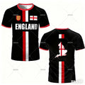 England Football Jersey Men's Sports T-shirts Maillot Football Oversized Quick Dry Tops Unisex Casual Tees Tops Y2k Mens Gifts