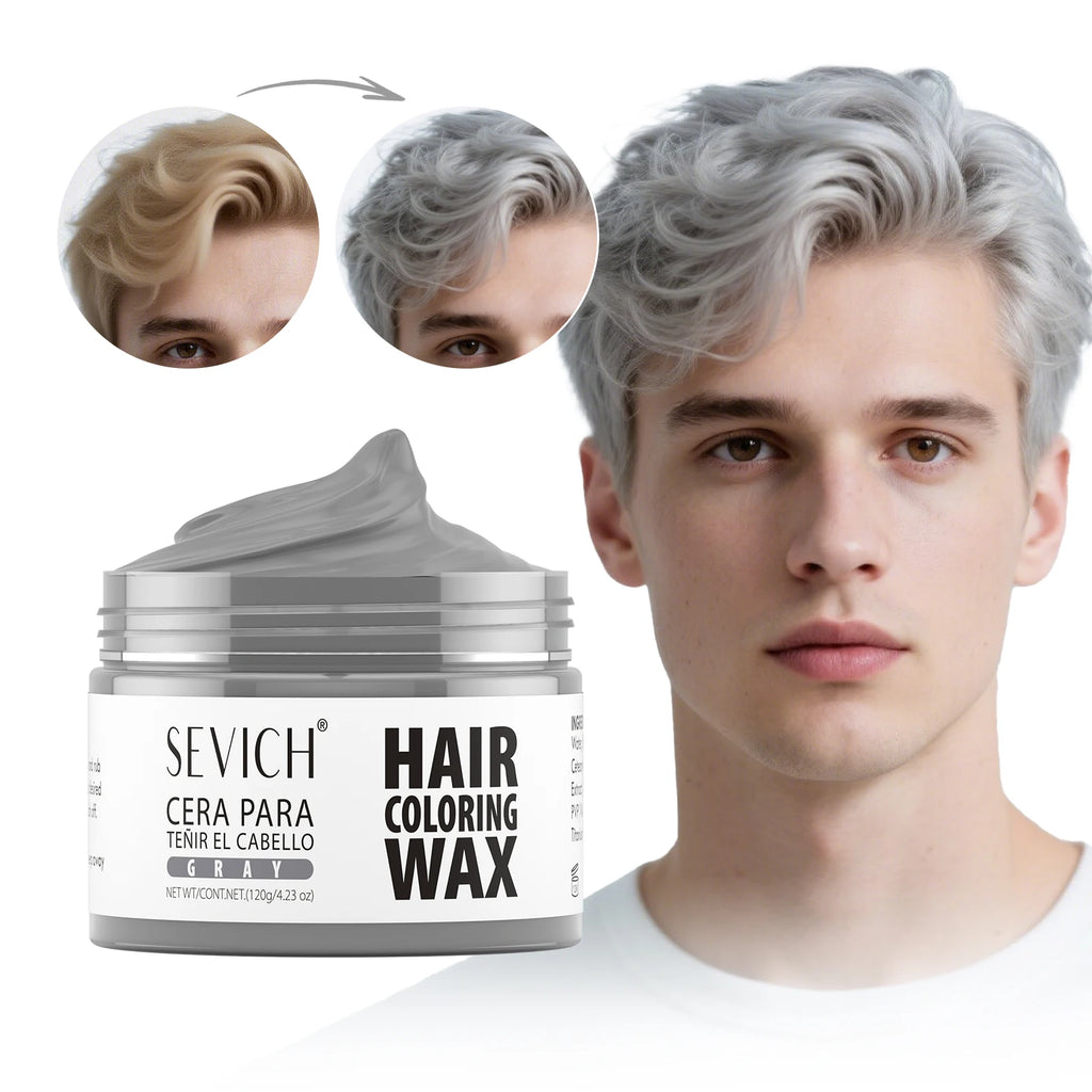 50g Disposable Hair Mud Wax 13-Color Hair Colouring Waxes Hairstyle Styling Paste for Men Women Teen Party Role Play Halloween