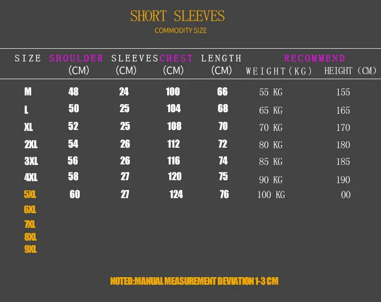 Hip Hop Loose Mens Streetwear T-shirts Casual Classic 2023 Summer Short Sleeves Black White Tshirt Tees Plus Oversize 5XL 6XL