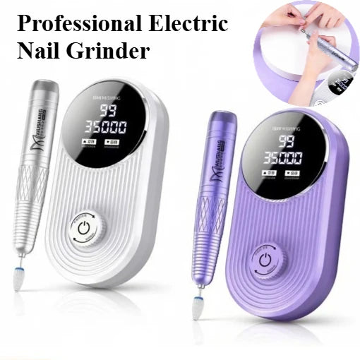 Professional Nail Drill and Equipment Tools Kit Nail Sander Manicure Cutter Machine Bits Art Supplies Set Electric Nail Grinder