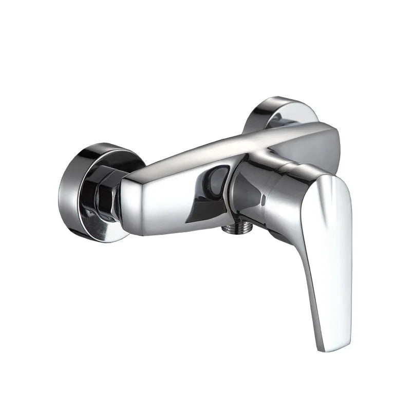 Brass Shower Faucet Mixer Valve Set with Shower Head and Hidden Switch for Bathroom Hot and Cold Water Tap  Bath