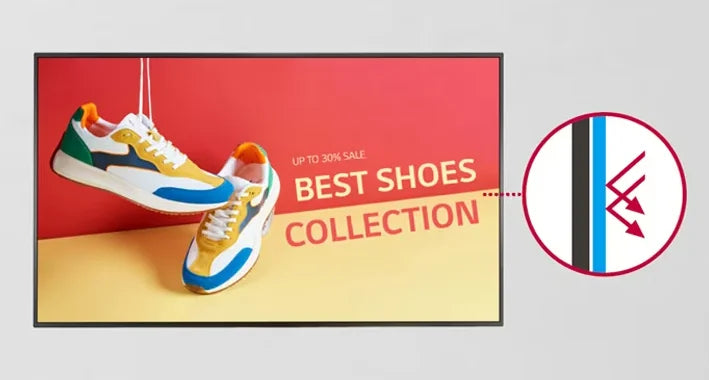 IP67 Waterproof 55 Inch AR LCD Panel Vertical Sunlight Readable 5000Nits Cut UV Advertising CMS Player Digital Signage
