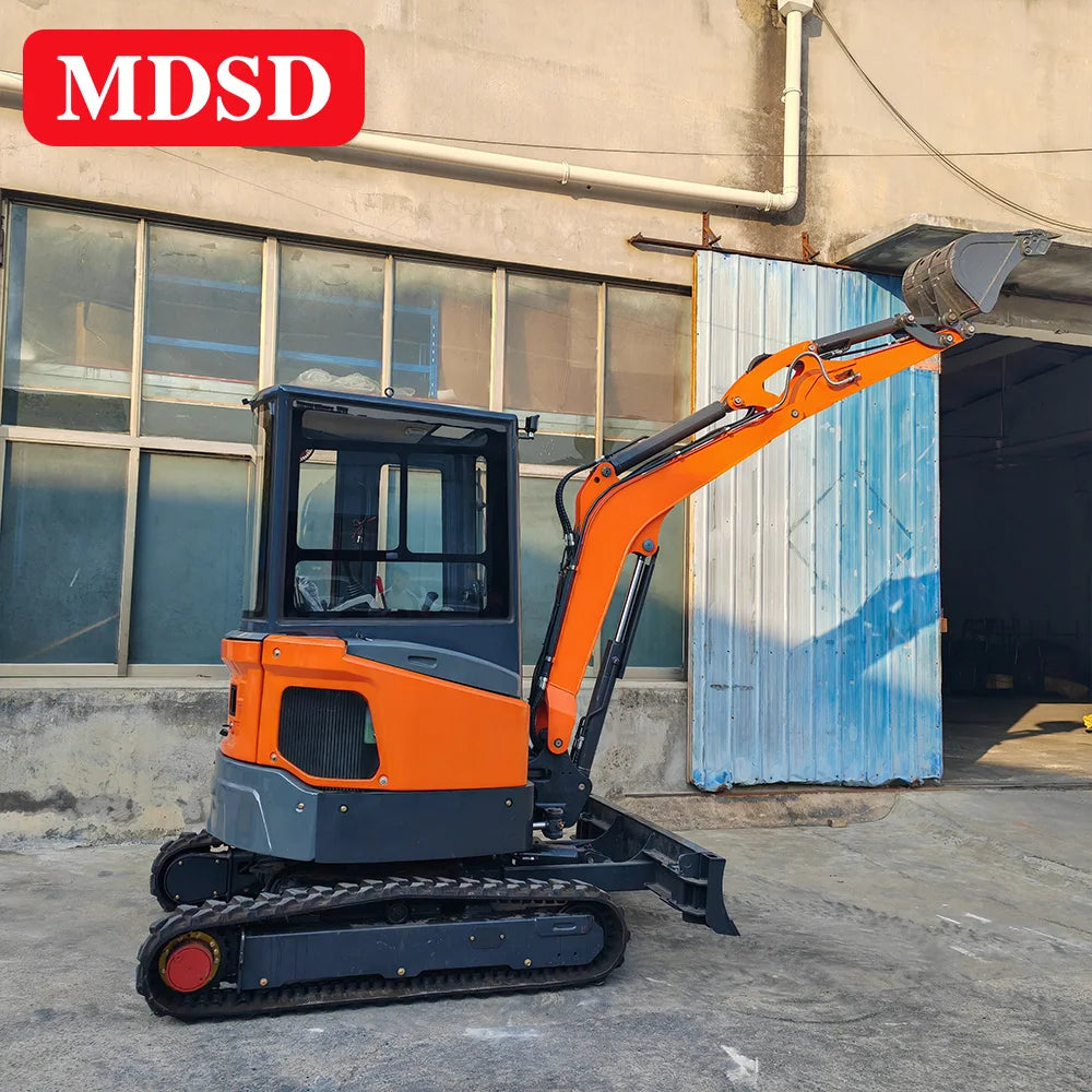 Weatherproof Mini Excavator 3 T Track Micro Digger Small Excavator Heavy Duty for Residential Garden Use Hydraulic Micro Digger