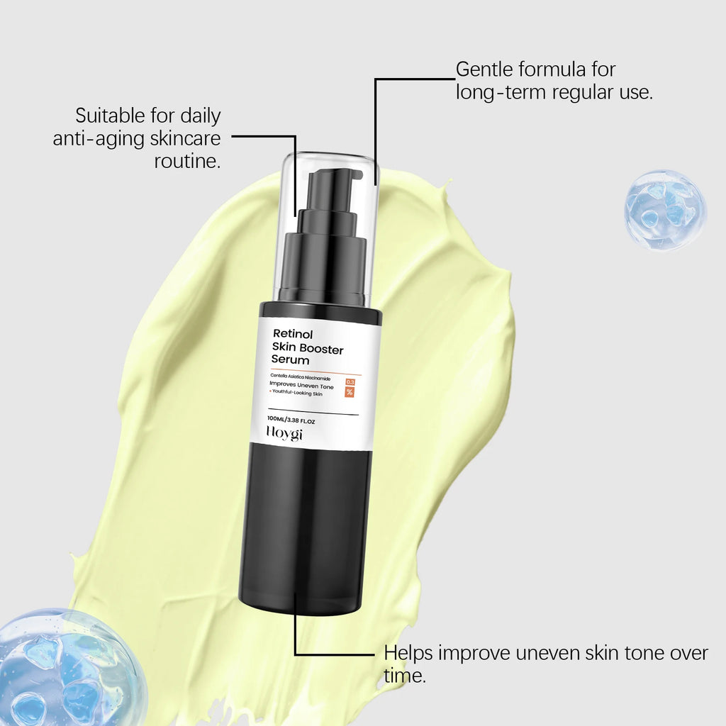100ml Retinol Skin Booster Serum Hydrating Face Serum Fine Lines Shrinking Pores Firming Skincare Mild Ingredients Serum