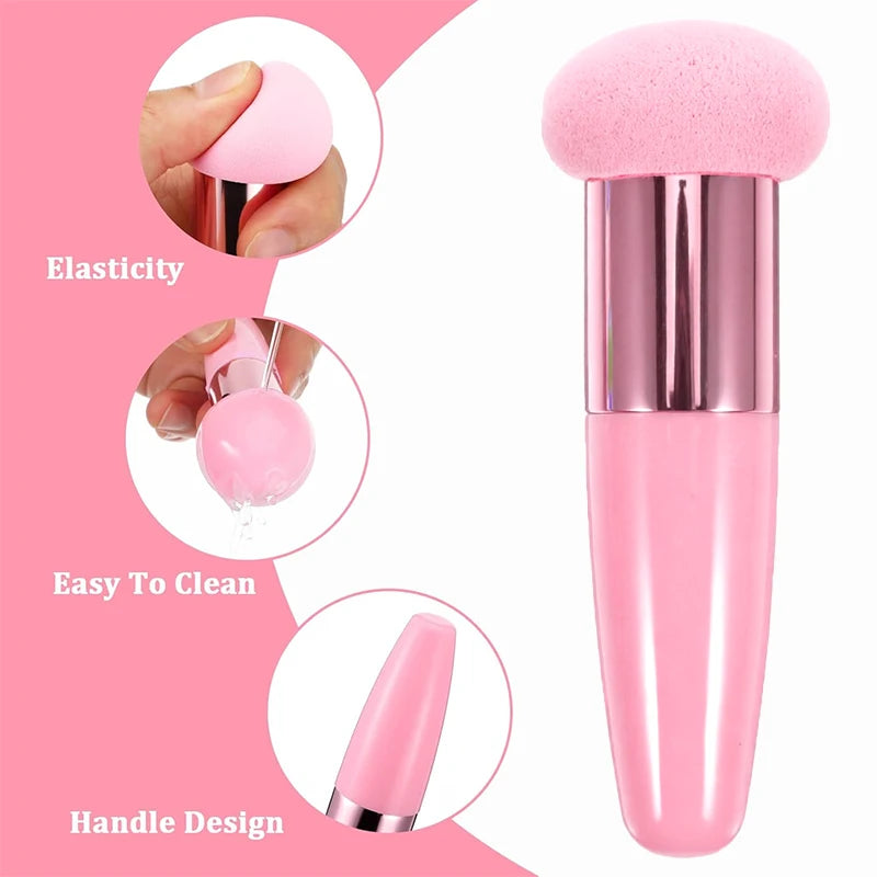 New Mushroom Head Makeup Brush Puff Beauty Makeup Sponge With Handle Make-up for Fashion Women Professional Makeup Tools Puff