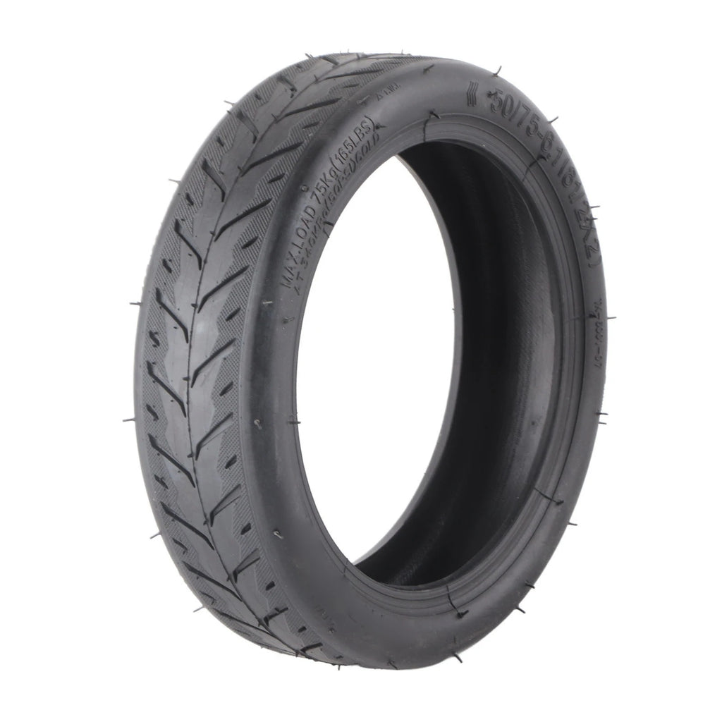 Scooter Tire Replacement 50/75‑6.1 Electric Scooter Tire Rubber Grooves Excellent Grip Shock Absorption Electric Scooter Parts