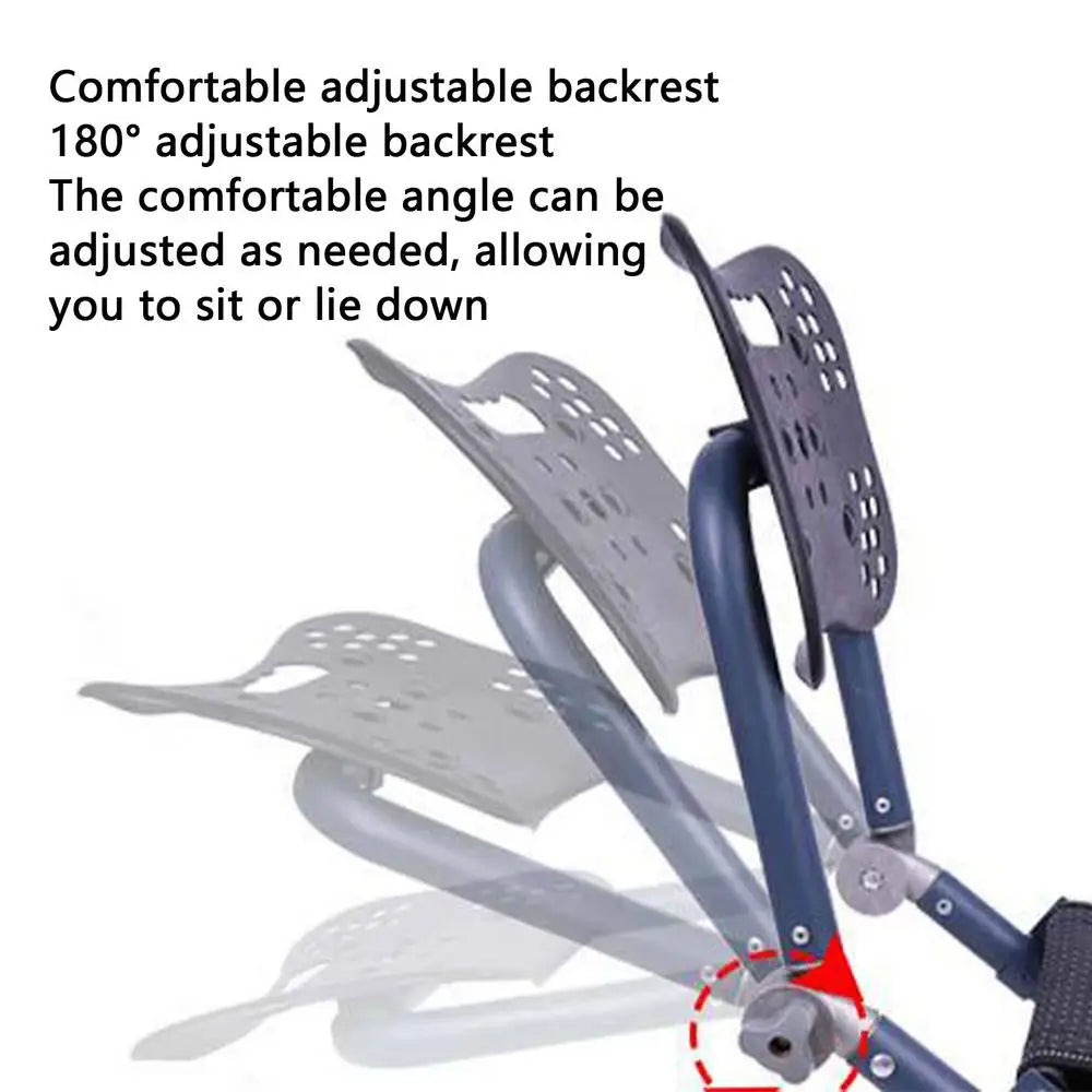 Portable Fishing Chair Folding Fish Chair 180 Degree Adjustable Backrest Four-leg Recliner Aluminum Alloy Camping Chair Stool