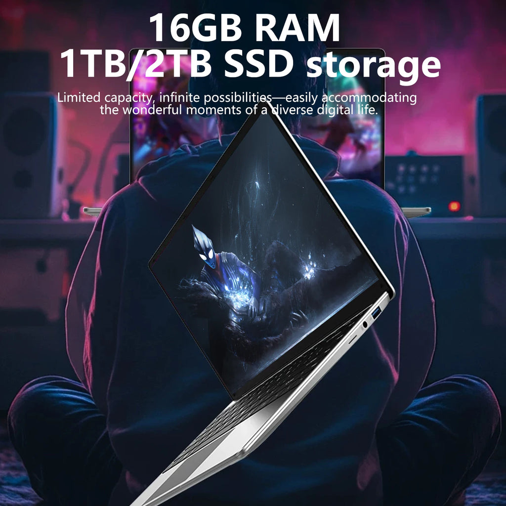 new 14.1" Intel 6500Y laptop 32GB RAM 1TB/2TB SSD 1920x1080 Portable laptops Windows 11 Pro Office Gaming Notebook computer 2026