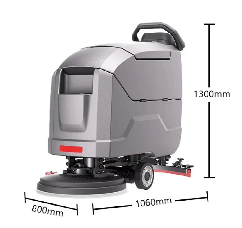 CleanHorse G3 Push Shop Floor Cleaner Electric Concrete Marble Floor Cleaning Machine