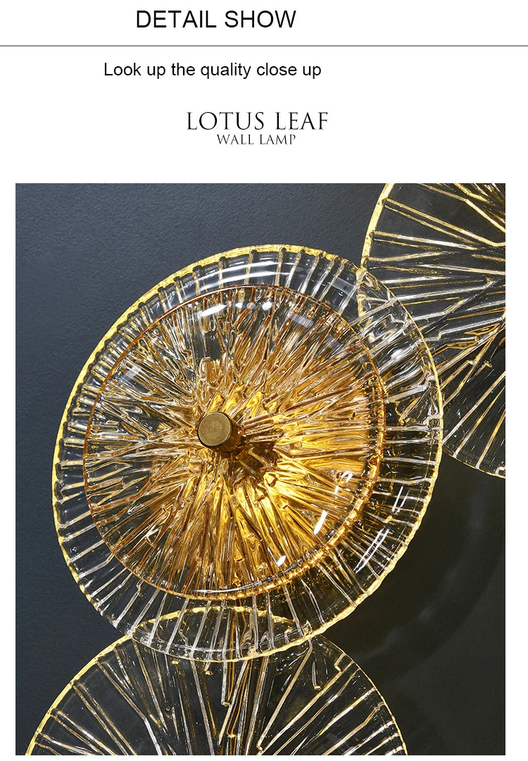 Modern Light Luxury Circular Art Glass Wall Lamp Minimalist Designer Creative Lighting for Bedroom Hallway Living Room Decor