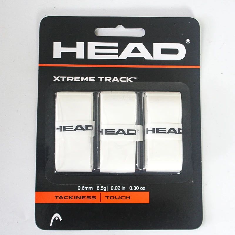 3pcs HEAD Tennis Racket Overgrip Sweat Band Absorption Grip PU Badminton Racket Handle Grip Tennis Griptape Padel Racket Grip