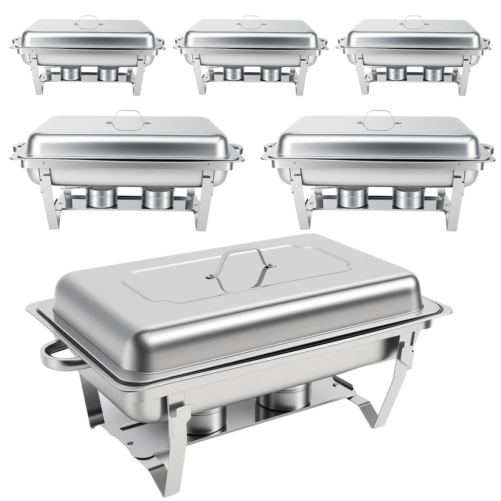 Chafing Dish Buffet Set Stainless Steel 316 Restaurant Catering with Lids Holders Food Warmer Server for Party Banque Weddings