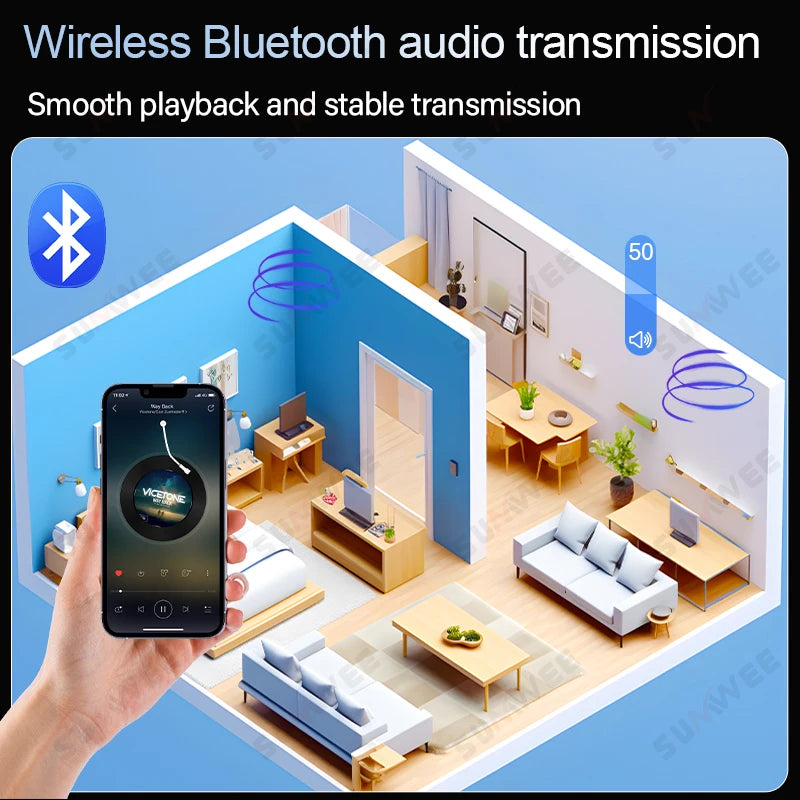 86 type touch screen Home Theater Sound System bluetooths TF AUX audio  in wall power amplifier Fm Radio Background music player