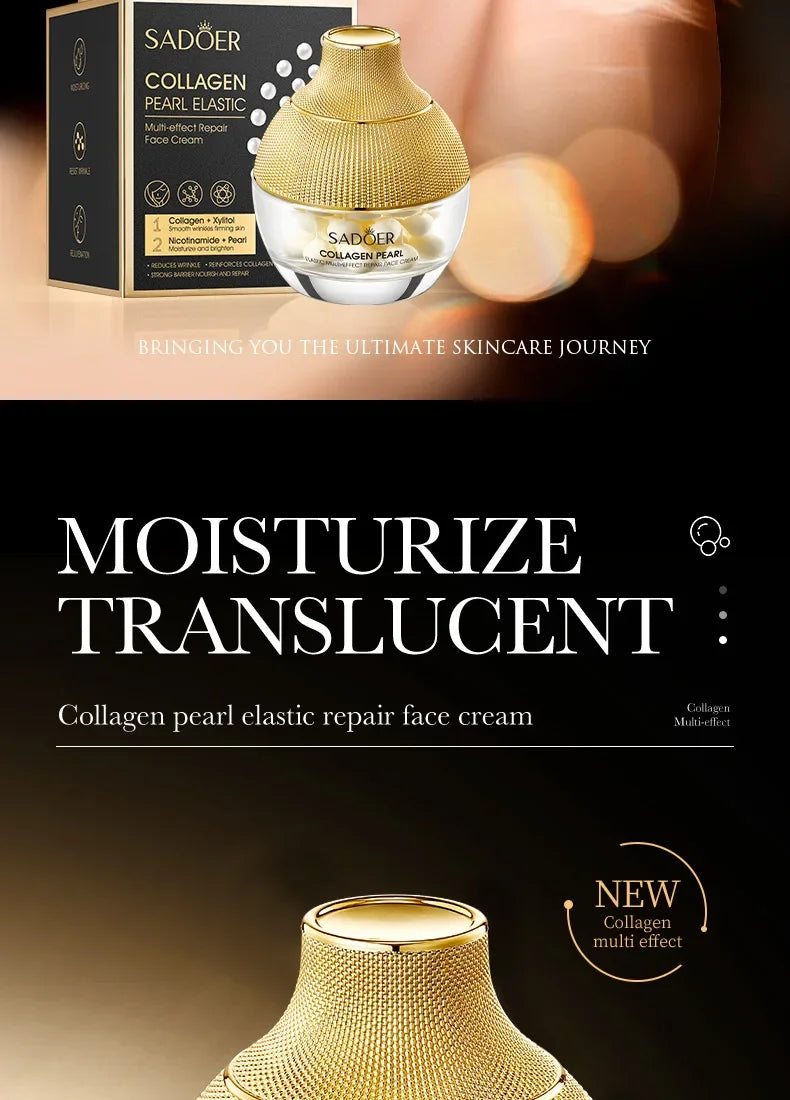 Pearl Cream Collagen Moisturizing Face Cream Nourishing Brightening Firming Lifting Beauty Skin Care Products
