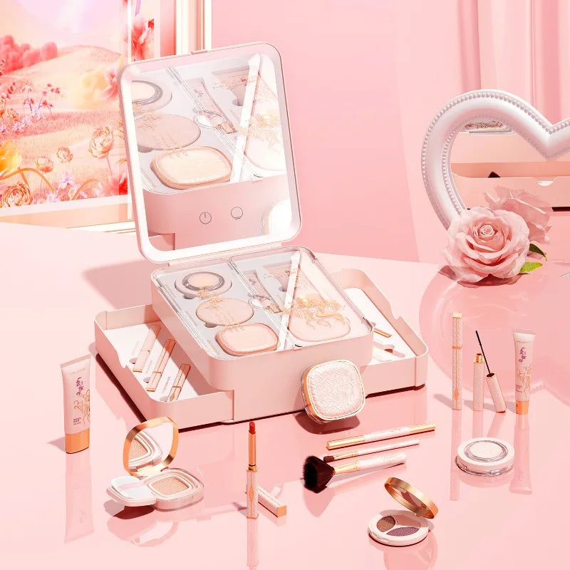 12 Piece Beauty Gift Set Makeup Kit All in Full Face Skincare The Ultimate Birthday Or Valentine's Day Surprise for Her