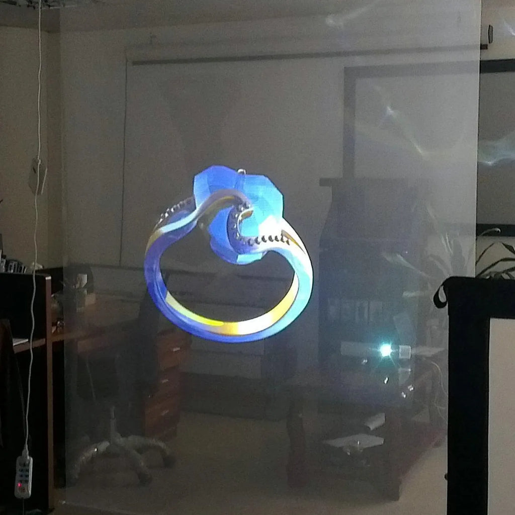 Customized 3D Hologram Film Holographic Screen Film with High Definition Transparent Rear Screen Projector Rear Projection Film