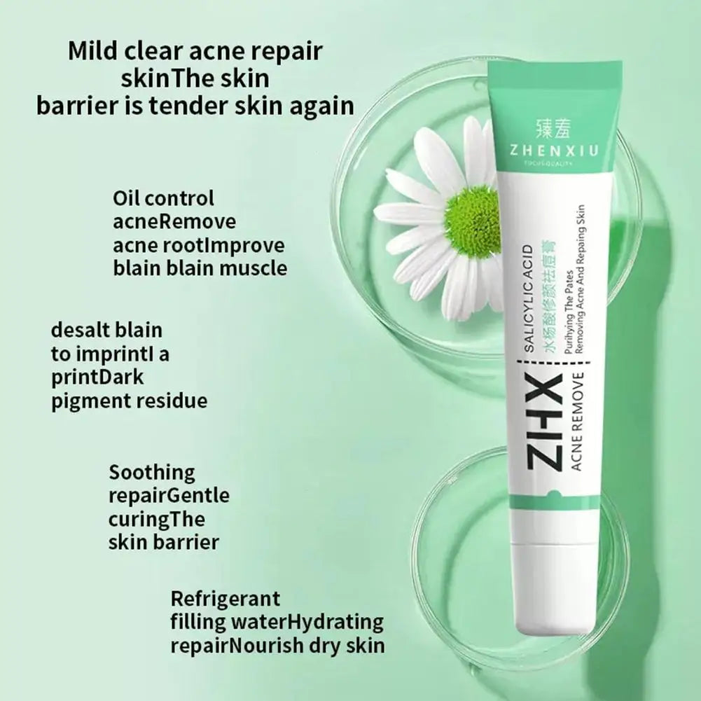 Salicylic Acid Shrink Pore Cream Elimination Large Pores Remove Blackehead Face Smooth Repairing Skin Care Product