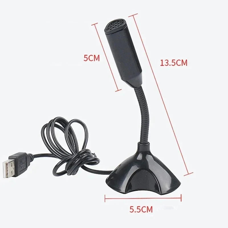 Professional USB Microphone Kit for Computer Laptop Adjustable Desktop Stand Gaming Mic for Streaming Podcast ASMR Discord Zoom