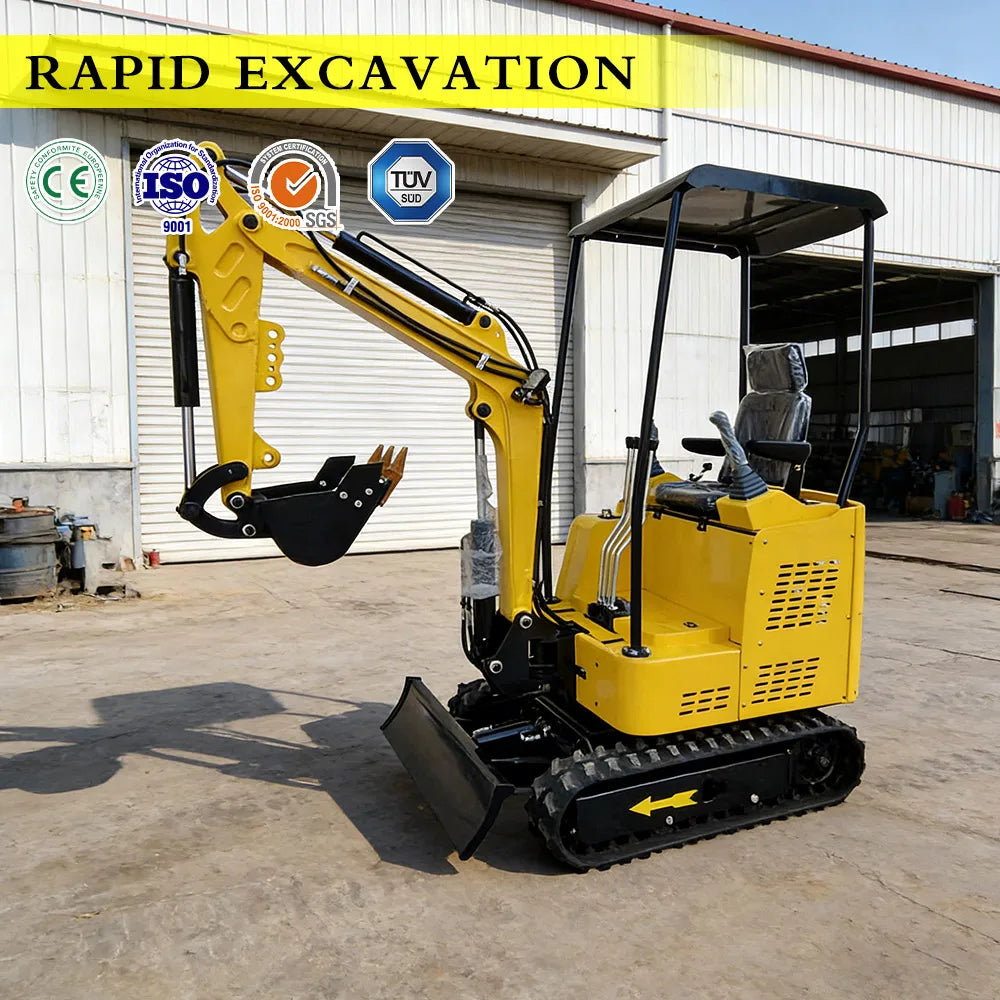 Mini Digger 0.8-2 Ton For Trenching Digging Grading Multi Scene Small Excavator For Kubota Engine CE/EPA Certified Safe Operatio