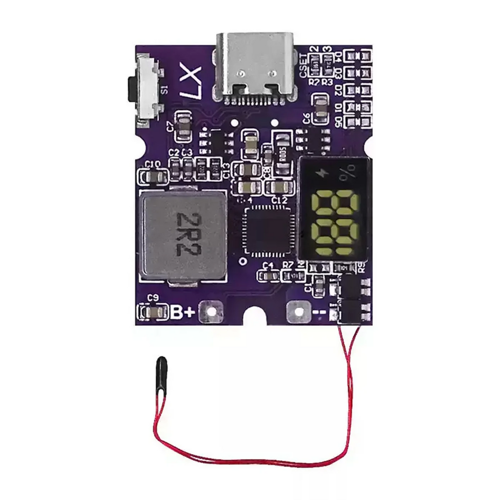Persevering- 22.5W Power Bank Bidirectional Fast Charging Mobile Power Module for Lithium Battery Charger Support PD/QC, Type-C