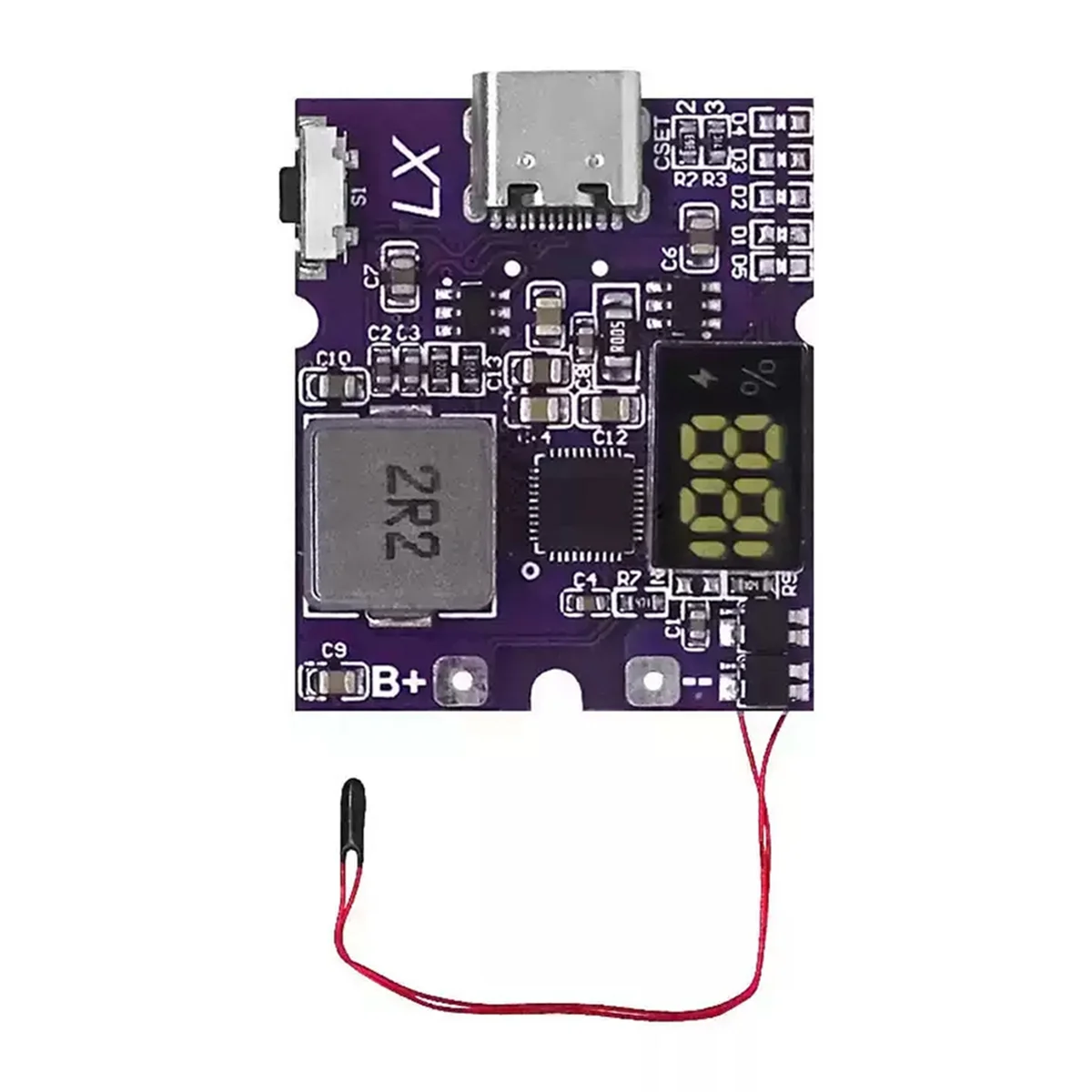 Persevering- 22.5W Power Bank Bidirectional Fast Charging Mobile Power Module for Lithium Battery Charger Support PD/QC, Type-C