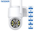BESDER PTZ Wifi Camera Outdoor Auto Tracking Human Detection CCTV Video Surveillance Camera IP Security Protection 4MP iCSee APP