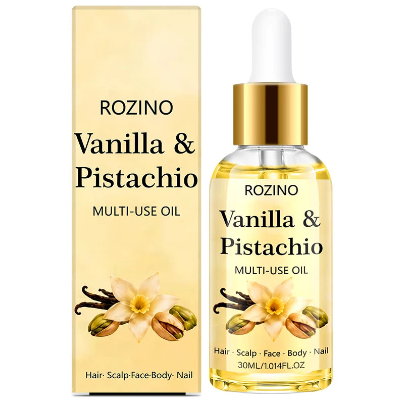 Rozino Multi-Purpose Moisturizing Care Oil, with a Light Texture That Is Easily Absorbed, Can Nourish Dry Skin and Soothe Tight, Dry Skin. Can Be Used for Facial, Body, and Hair Care, One Bottle Meets Multiple Moisturizing Ne