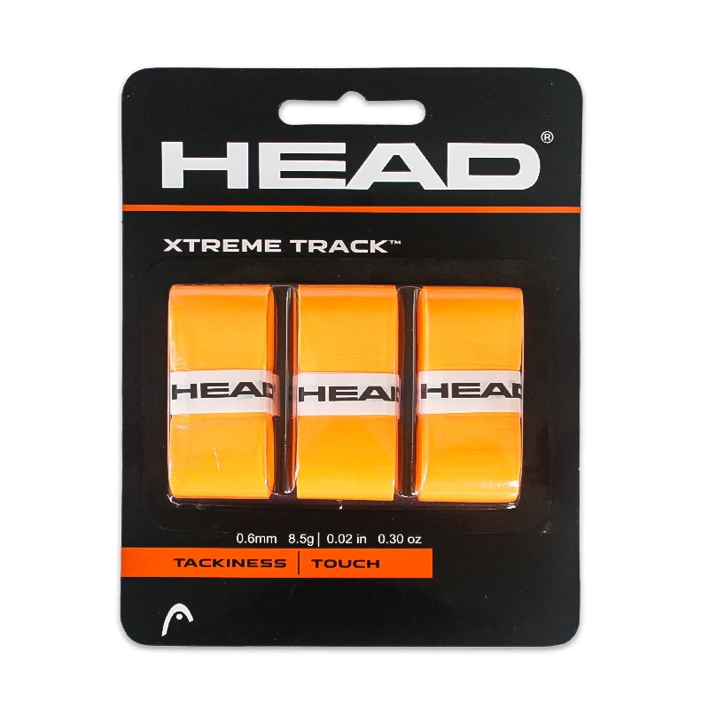 3pcs HEAD Tennis Racket Overgrip Sweat Band Absorption Grip PU Badminton Racket Handle Grip Tennis Griptape Padel Racket Grip