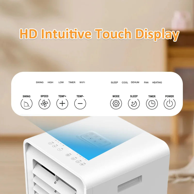 2026 New Arrival 7000BTU 1020 Wholesale Touch Panel Home-used Hotel Basement Bathroom  Portable Air Conditioner