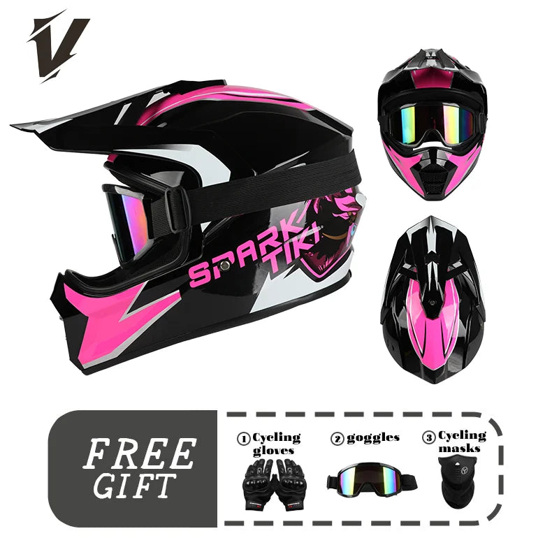 Motocross Helmet Motocross Bicycle Downhill Capacete AM DH ATV Cross Helmet Child Motorcycle Helmet Unisex