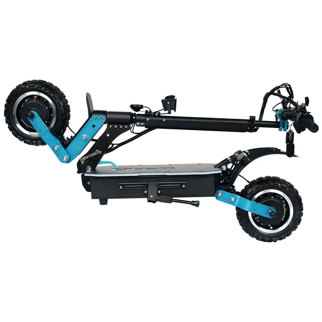 6000-watt off-road two-wheel electric scooter Dual motor lithium battery Digital folding 150kg European warehouse inventory