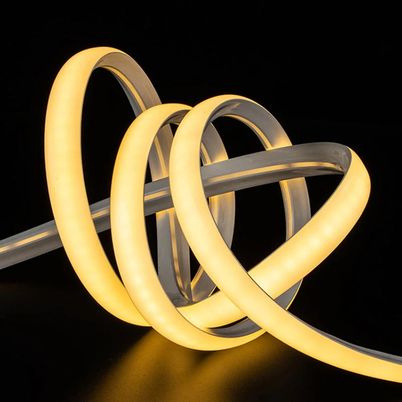 Led Neon Strip Rope Tube Waterproof Flexible Silicone Tape Diffuser for Ws2812 5050 Strip Light Home Atmosphere Decor Lighting