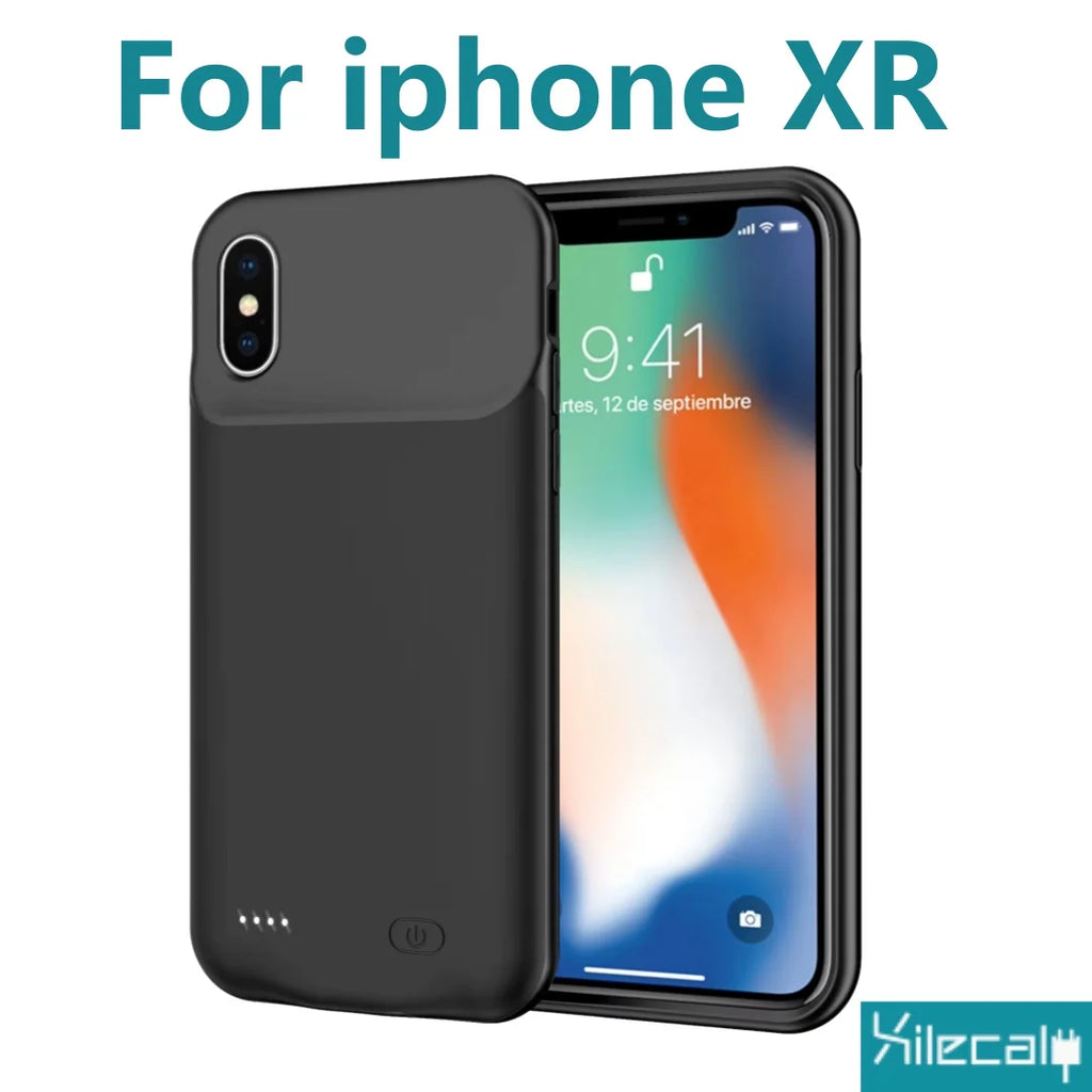 Xilecaly Portable Battery Case for iPhone 17 16 Pro Max 15Pro 13 14 12 mini Charging Case Battery Pack For iphone 7 8 6s SE 2 3