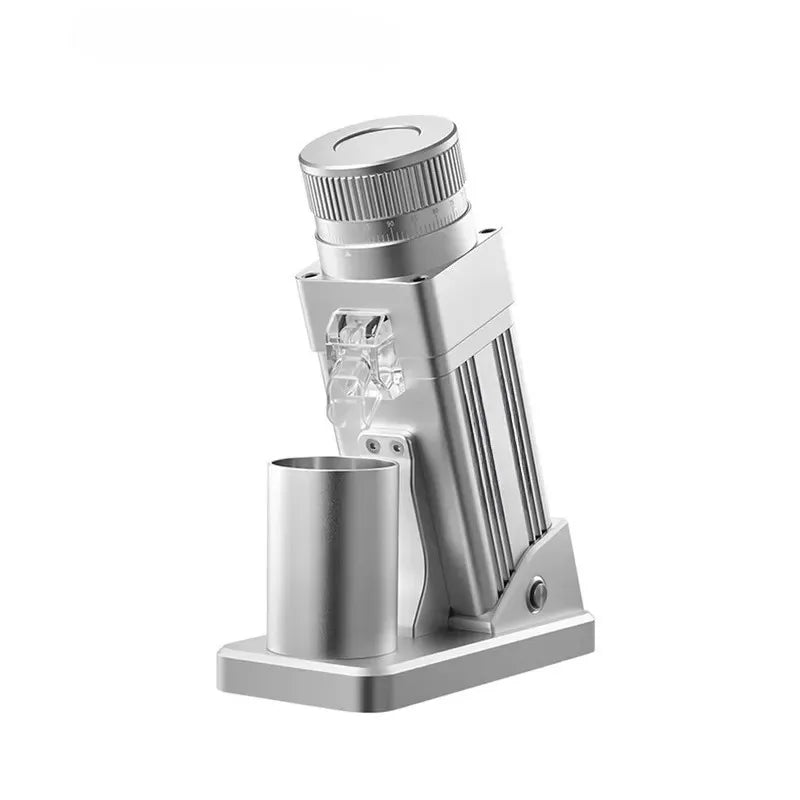 E55Pro Electric Coffee Grinder 55MM Titanium Cone Burr Stepless Adjustment Espresso Brew Coffee Bean Grinder Black