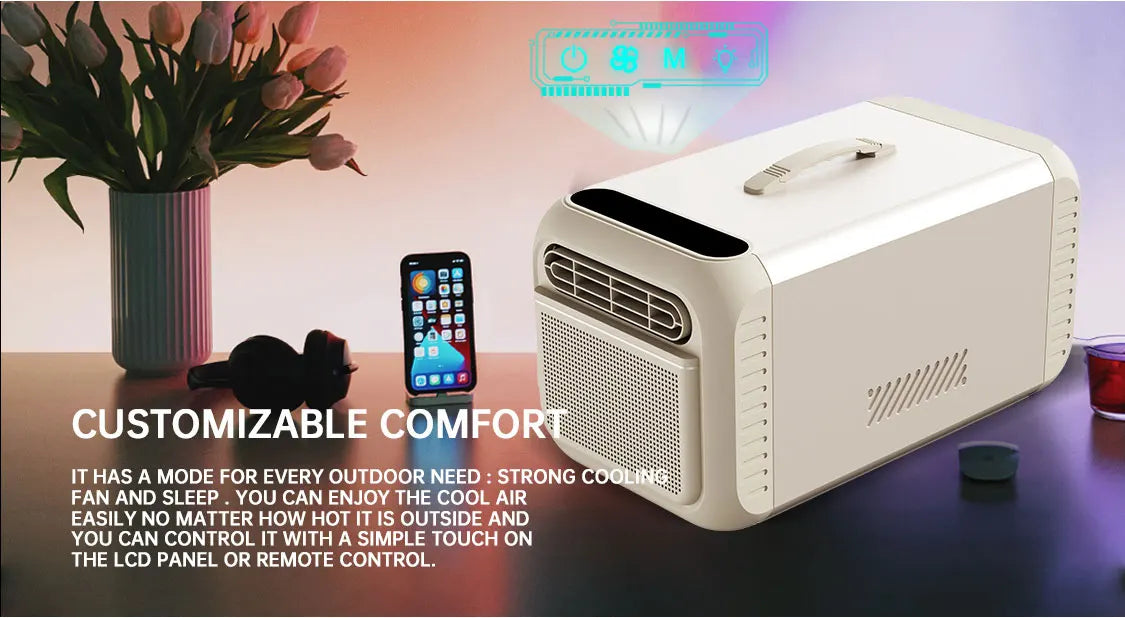 OED ODM Custom 110-220v Energy Saving Small Mobile Portable Ac Mini Air Conditioner