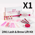 ICONSIGN 2IN1 Professional Fast Perming LASH & BROW Liftng Kit  Lasting 6-8 Weeks Mascara Lifting Eyelashes Enhancer Makeup Tool