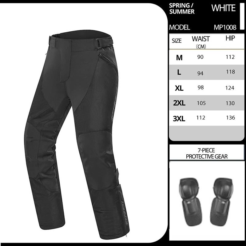 Men's Motorcycle Jacket Summer Clothing Anti-Collision Motorcycles Pants Motocross Off-road CE Protection Motocross Rider Coat