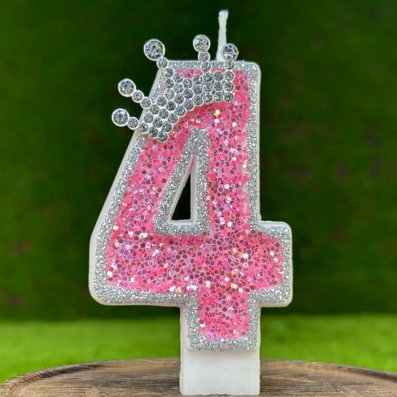 1pcs Number0 1 2 3 4 5 6 7 8 9 Happy Birthday Cake Candles Number Birthday Candles Party Wedding Decoration Reunions Theme Party