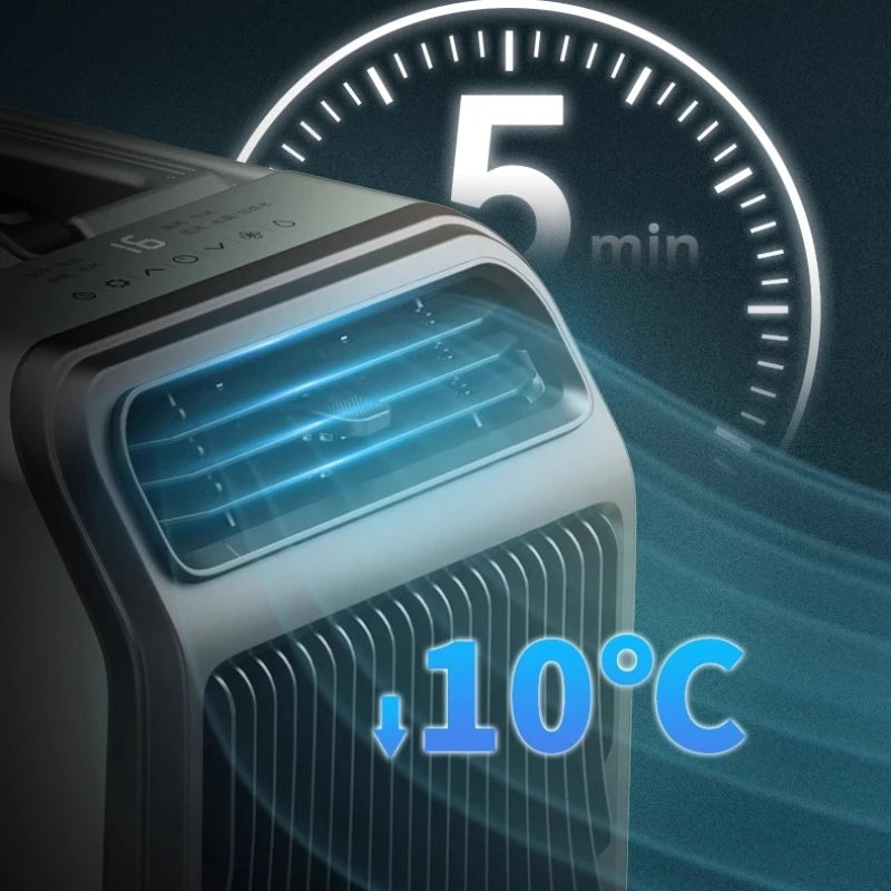Portable Single Cooling Air Conditioner Mini Portable Mobile Camping Tent Air Conditioner