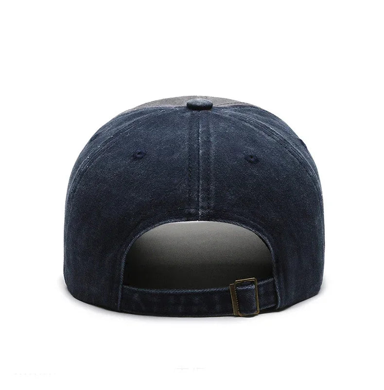 Men's Baseball Cap Casual Wash Embroidered Cap Curved Brim Bowler Sun Hat Official Website Sport Hip Hop Fitted Hats Men Women