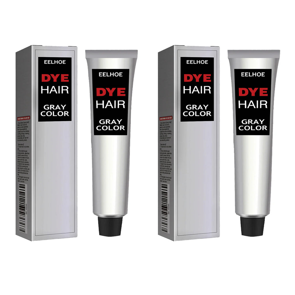 Fashion Hair Dye Cream Nourishing Enhancing Hair Luster Easy to Color Long Lasting Color Effect Grandma Grey Hairdressing Cream