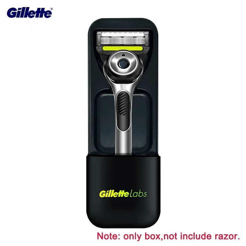 Portable Razor Travel Box Fit for Gillettte Labs Shavers Anti-dust Anti-fall High Quality Plastic Silicone Shaver Storage Case