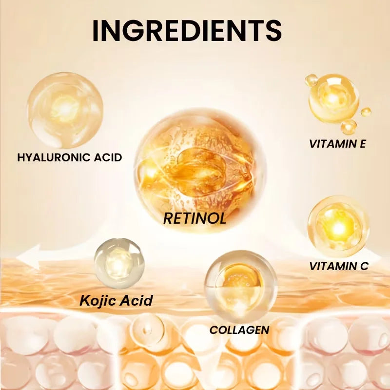 Vitamin C Brightening Cream (Containing Hyaluronic Acid, Collagen, and Niacinamide) — Brightens Skin Tone, Visibly Evens Out Skin Tone, Deeply Hydrates, Is Refreshing and Non-Greasy, Absorbs Quickly, Suitable for All Skin T